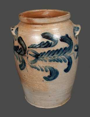 Two-Gallon Baltimore Stoneware Crock, circa 1830