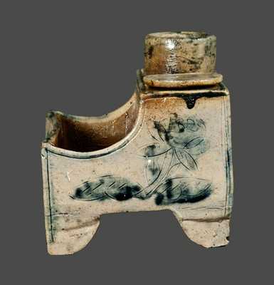 Extremely Rare and Important "OHIO" Stoneware Inkstand Dated "1829"