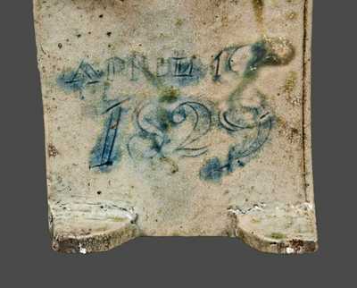 Extremely Rare and Important "OHIO" Stoneware Inkstand Dated "1829"