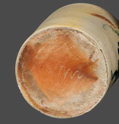 H. SMITH & CO., Alexandria, VA, Stoneware Crock with Incised