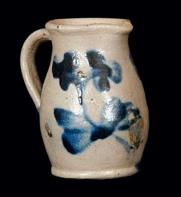 Miniature Baltimore Stoneware Pitcher with Clover Decoration