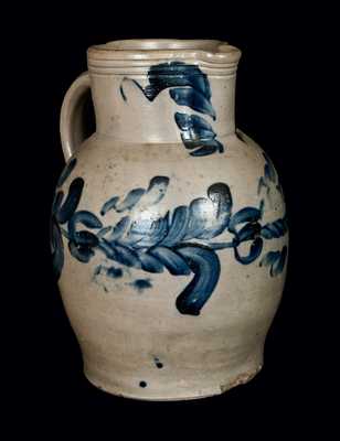 Rare 3 Gal. Stoneware Pitcher, Baltimore, circa 1840