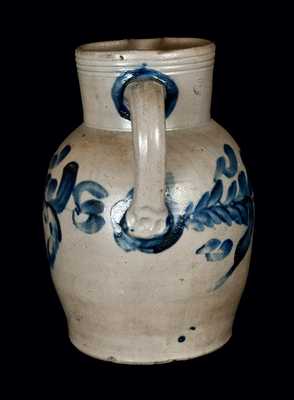 Rare 3 Gal. Stoneware Pitcher, Baltimore, circa 1840