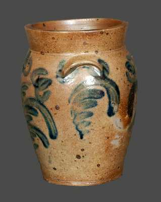 1 Gal. Stoneware Crock with Profuse Tulip Decoration, Baltimore, circa 1830