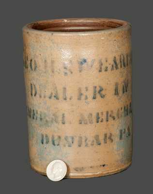 Rare Dunbar, PA Stoneware Wax Sealer