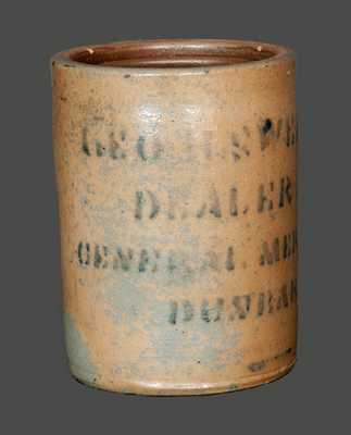 Rare Dunbar, PA Stoneware Wax Sealer
