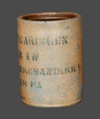 Rare Dunbar, PA Stoneware Wax Sealer