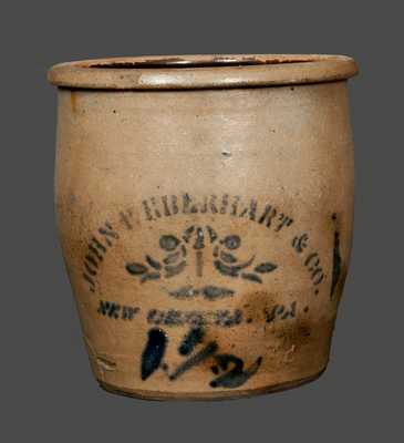 JOHN P. EBERHART & CO. / NEW GENEVA, PA Stoneware Cream Jar