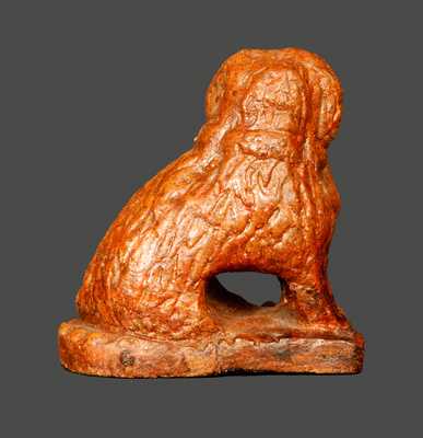 Small Sewertile Spaniel Figure with Hand-Modeled Details