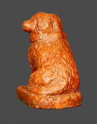 Small Sewertile Spaniel Figure with Hand-Modeled Details