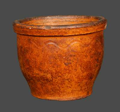 Small Lead-Glazed Redware Jar