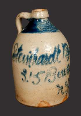 Stoneware Jug with Script 