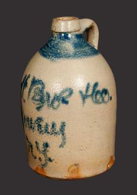 Stoneware Jug with Script 