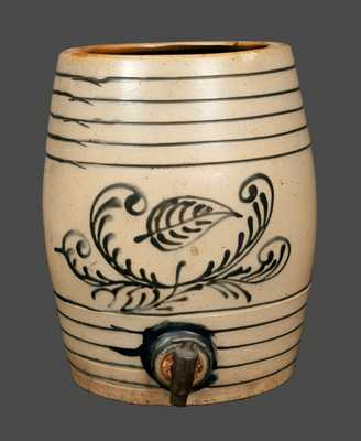 EDMANDS & CO. Stoneware Water Cooler with Leaf Decoration