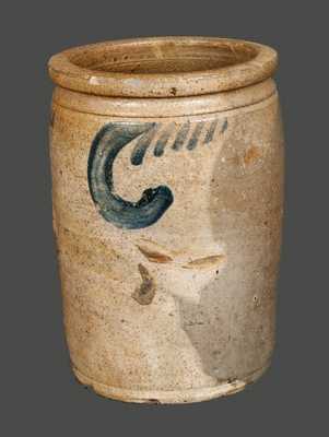 1 Gal. Stoneware Jar att. S. Bell & Son, Strasburg, VA