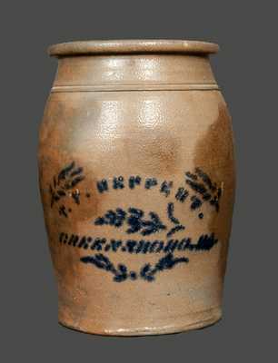 T. F. REPPERT / GREENSBORO, PA Stoneware Crock