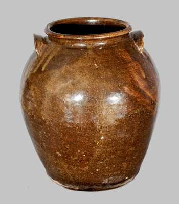 Important Five Gallon Edgefield, SC Stoneware Jar Signed 