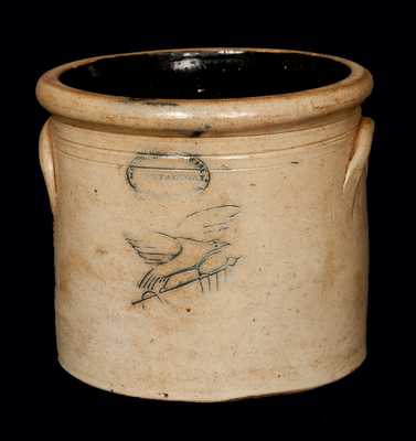 Gardiner, ME Stoneware Crock with Impressed Eagle