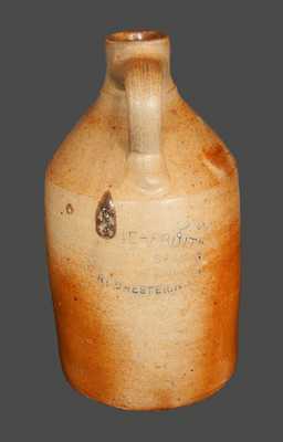 Rochester, NY "Fountain Syrups" Stoneware Jug