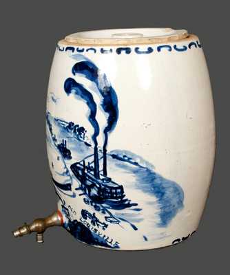 Stoneware Water Cooler, M. A. Hadley, Louisville, KY, circa 1940s