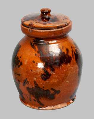 Glazed Redware Jar, probably PA origin