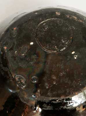 Jugtown Pottery Sugar Bowl, Stamped