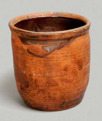 Unglazed Redware Jar, New England origin, 19th century