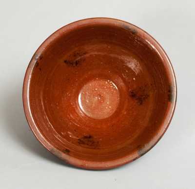 Diminutive Glazed Redware Bowl, possibly Connecticut origin, early 19th century