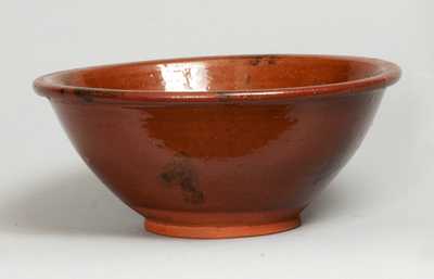 Diminutive Glazed Redware Bowl, possibly Connecticut origin, early 19th century