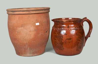 Lot of Two: Pennsylvania Redware