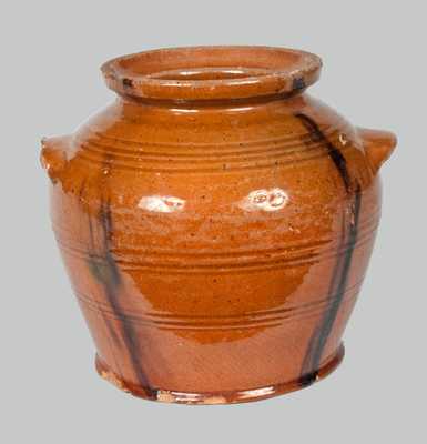 Lead and Manganese-Glazed Redware Jar