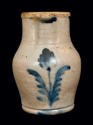 Rare Small-Sized Stoneware Pitcher attributed to Richard C. Remmey, Philadelphia, PA, circa 1885