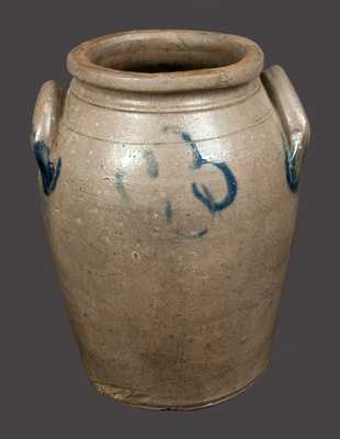 1 Gal. James River, VA Stoneware Crock att. Stephen B. Sweeney