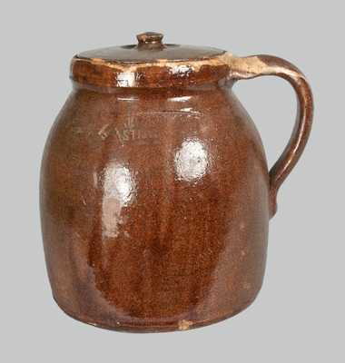 J. EBERLY & CO. / STRASBURG, VA Redware Bean Pot