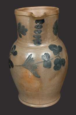 2 Gal. Stoneware Pitcher att. R. J. Grier, Chester Co., PA