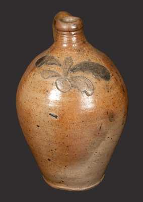 Small Stoneware Jug w/ Incised Decoration attrib. John Remmey, Manhattan, circa 1810