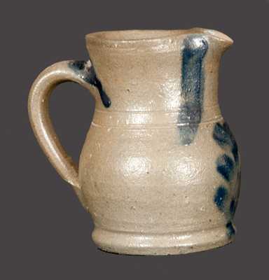 Rare Miniature Stoneware Pitcher att. C. F. Decker (Chucky Valley, TN)