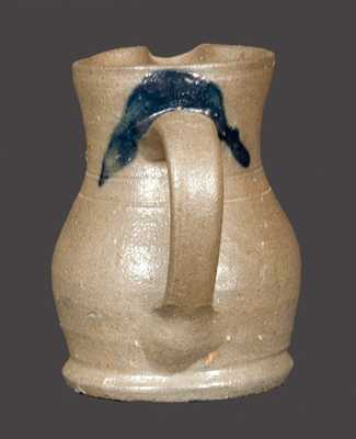 Rare Miniature Stoneware Pitcher att. C. F. Decker (Chucky Valley, TN)