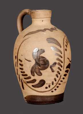 Rare Small-Sized New Geneva, PA Tanware Jug