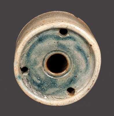 Exceptional Diminutive Inkwell, C. CROLIUS / STONE-WARE / MANUFACTURER. / Manhattan-Wells. / NEW-YORK