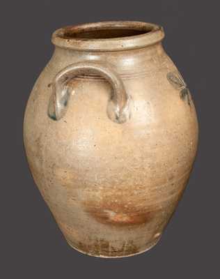 Rare Stoneware Jar with Incised Foliate Decoration, att. Morgan / van Wickle Pottery, Old Bridge, NJ