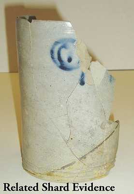 Loop-Handled Stoneware Jar attrib. Capt. James Morgan, Cheesequake, NJ, circa 1780-90