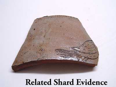 Rare Ovoid Stoneware Jug w/ Large Incised Bird Decoration att. Nicholas Van Wickle, Old Bridge, NJ