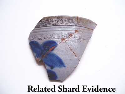 Rare Old Bridge, NJ Stoneware Jar with Coggled Decoration