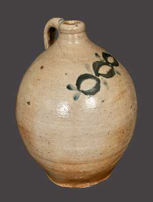 Ovoid Stoneware Jug attributed to Thomas Commeraw, Manhattan, circa 1810