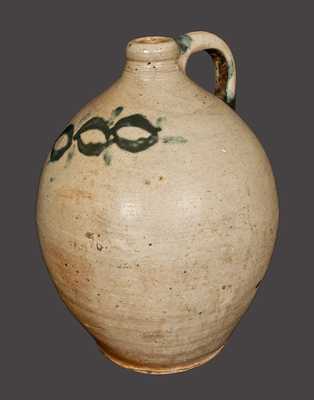 Ovoid Stoneware Jug attributed to Thomas Commeraw, Manhattan, circa 1810