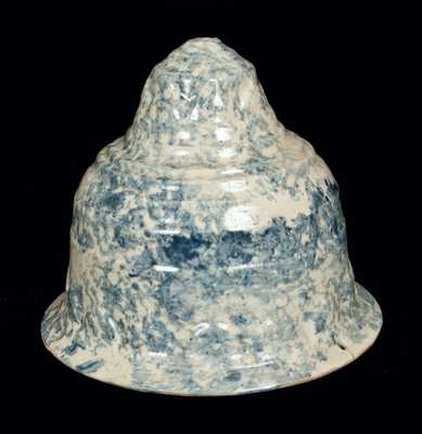 Rare Spongeware Hanging Flowerpot, American, late 19th or early 20th century.