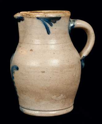 Rare Small-Sized Stoneware Pitcher attributed to Richard C. Remmey, Philadelphia, PA, circa 1885
