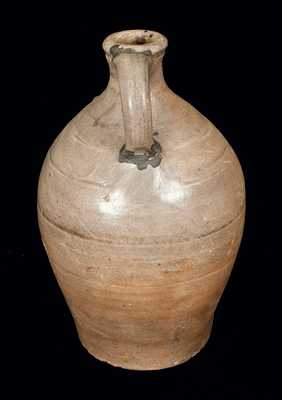 Extremely Early Stoneware Jug w/ Slip-Trailed Decoration, probably Adam States, Sr.