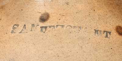 Rare SAMUEL STOUT (South River, NJ) Stoneware Jug